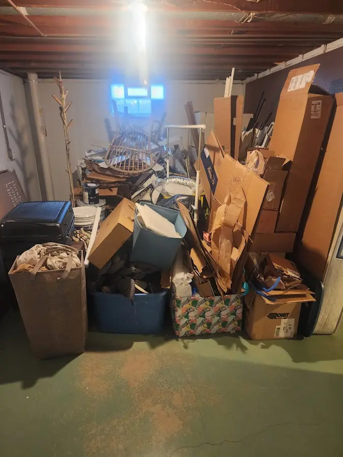 Roll-off dumpster container at job site for 20 Yard Dumpster Rental in Parlier